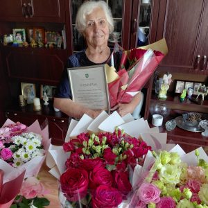 80 m. Janina Ališkevičienė