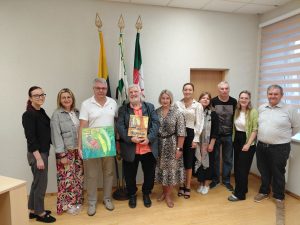Pas merą kabinete visi po Kruopio parodos