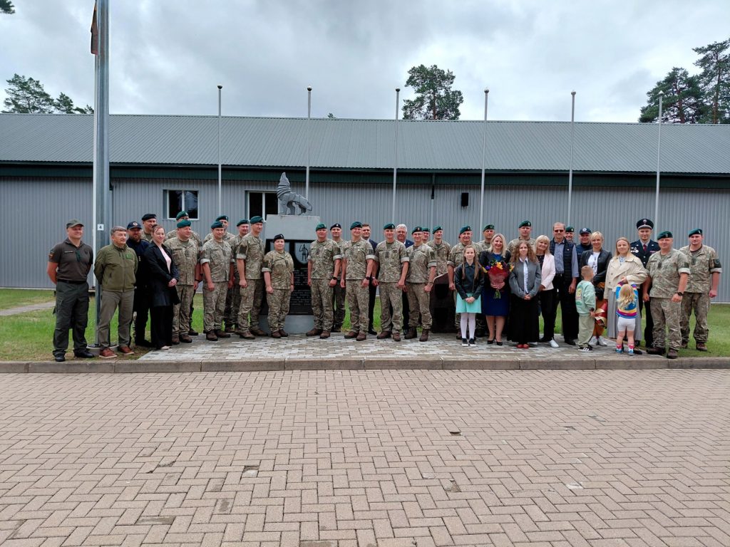 Kęstučio bataliono vadų pasikeitimo ceremonija